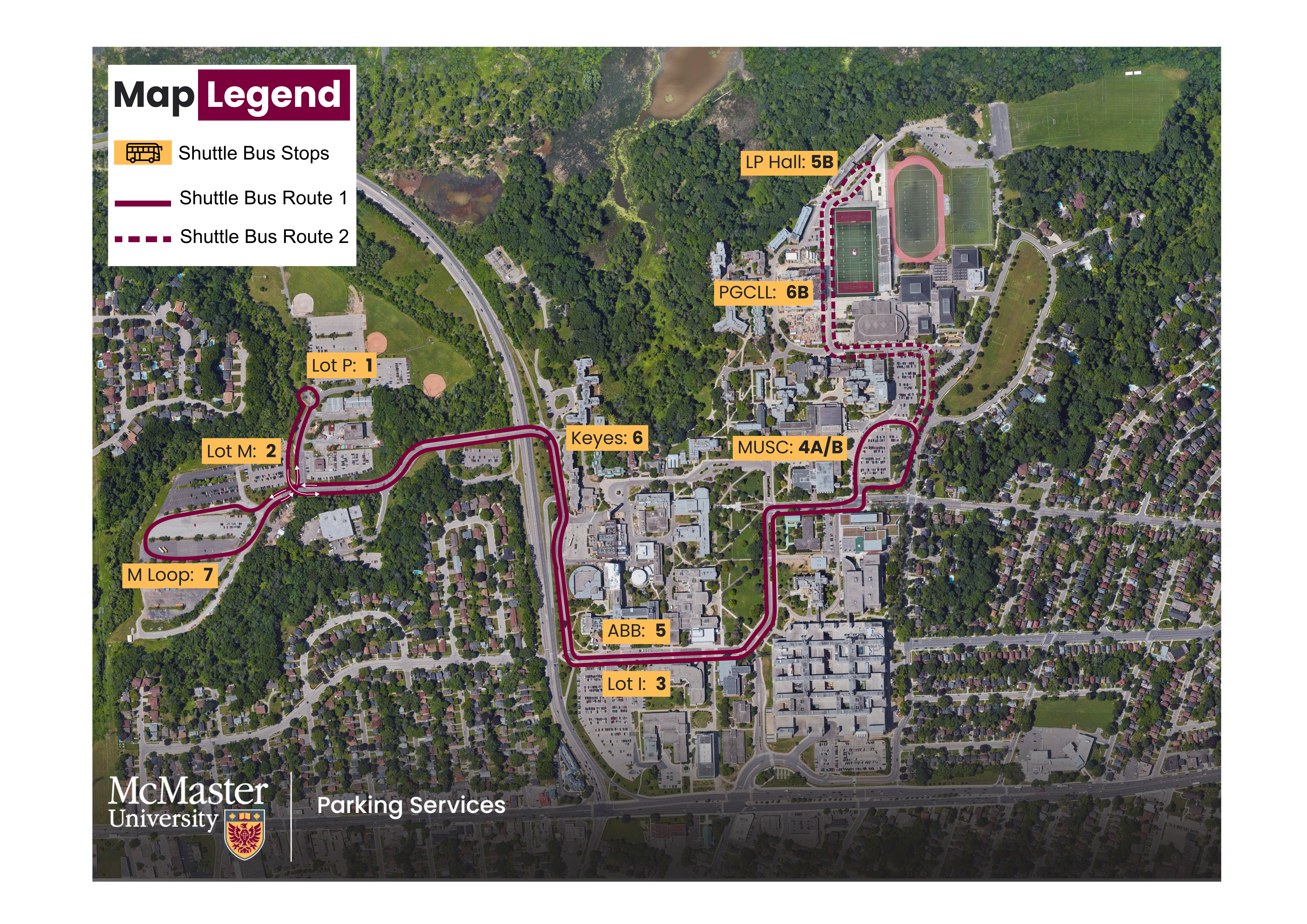 Shuttle Bus Map